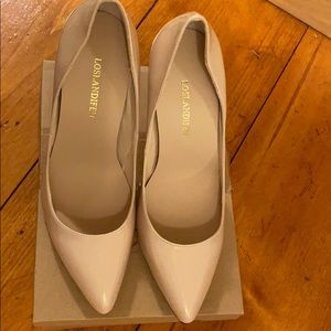 Loslandifen beige, glossy heels